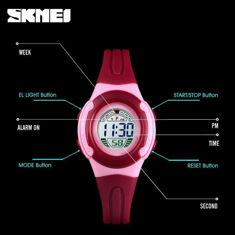 Sport Student Kinder Uhr Kinder Uhren Jungen Mädchen Uhr Kind LED Digital Armbanduhr Elektronische Armbanduhr Junge Mädchen