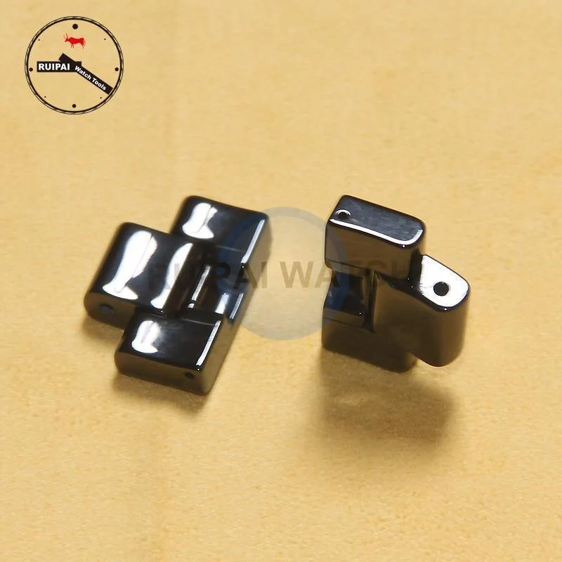 2 teile/los Schwarz Keramik Armband Schwanz Körner Verbinden Teile für AR1400