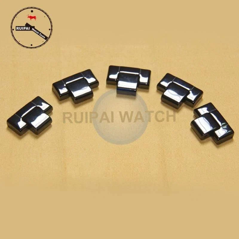 2 teile/los Schwarz Keramik Armband Schwanz Körner Verbinden Teile für AR1400