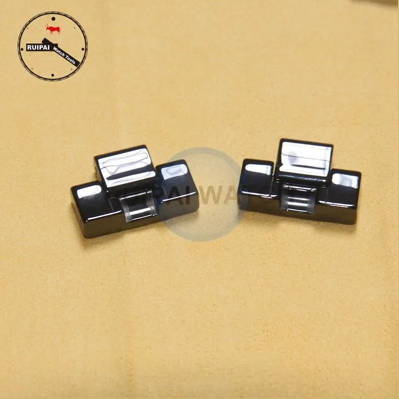 2 teile/los Schwarz Keramik Armband Schwanz Körner Verbinden Teile für AR1400