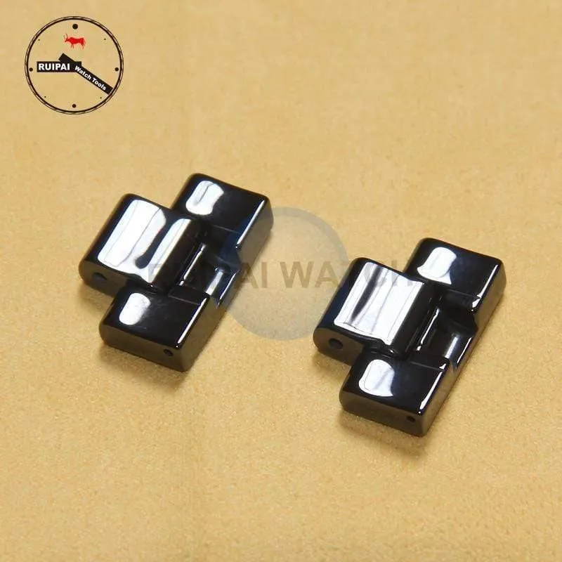 2 teile/los Schwarz Keramik Armband Schwanz Körner Verbinden Teile für AR1400