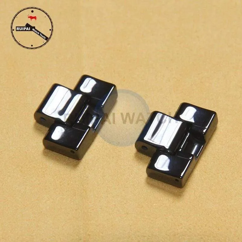2 teile/los Schwarz Keramik Armband Schwanz Körner Verbinden Teile für AR1400