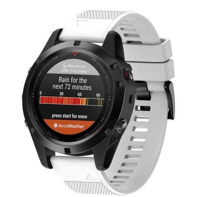 26 mm weiches Silikon-Uhrenarmband für Garmin Fenix ​​5X/Fenix ​​3/Fenix ​​3HR Uhrenarmband, Ersatzteile