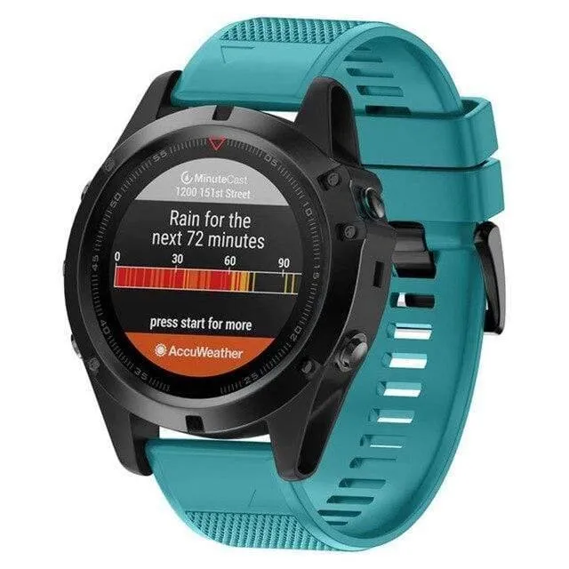 26 mm weiches Silikon-Uhrenarmband für Garmin Fenix ​​5X/Fenix ​​3/Fenix ​​3HR Uhrenarmband, Ersatzteile