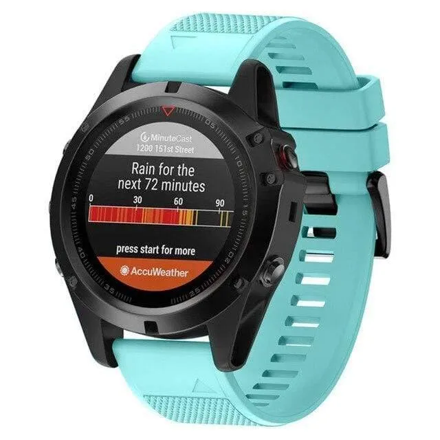 26 mm weiches Silikon-Uhrenarmband für Garmin Fenix ​​5X/Fenix ​​3/Fenix ​​3HR Uhrenarmband, Ersatzteile