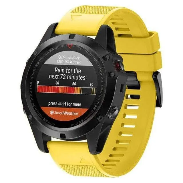 26 mm weiches Silikon-Uhrenarmband für Garmin Fenix ​​5X/Fenix ​​3/Fenix ​​3HR Uhrenarmband, Ersatzteile