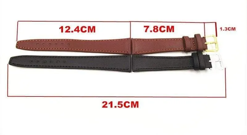 50 Teile/los 18mm echtes leder uhrenarmband uhrenarmband uhrenteile schwarz und braun farbe - 091203