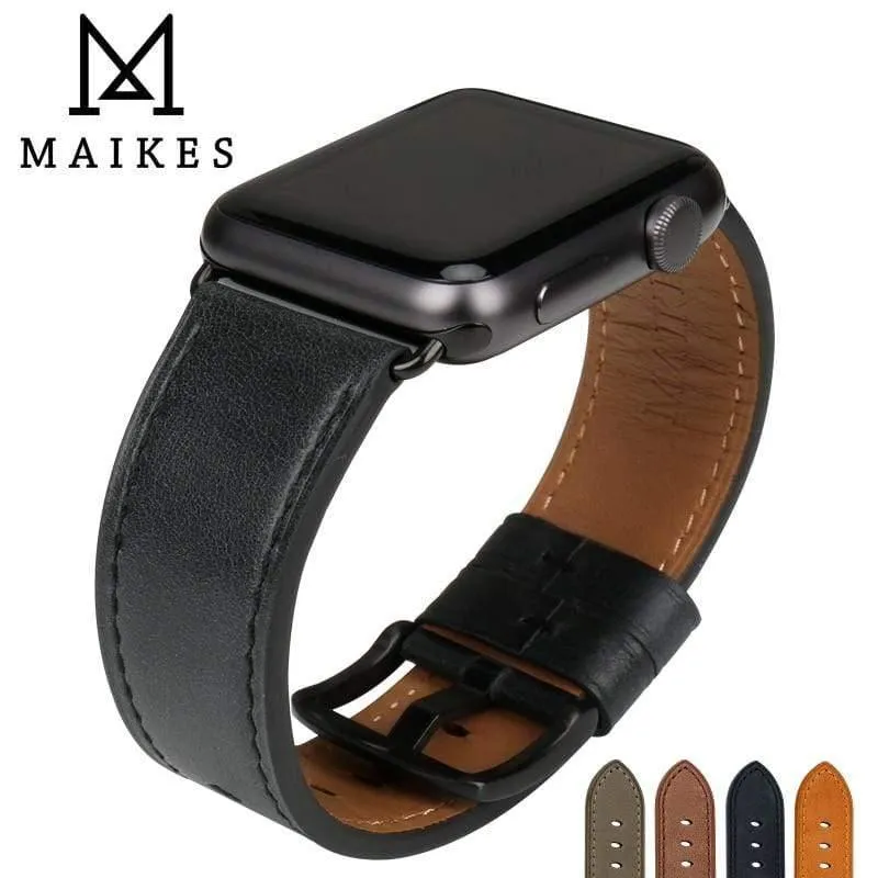 Lederarmband Ersatz für Apple Uhrenarmband 44mm 40mm 42mm 38mm Serie 4 3 2 1 iWatch Armband
