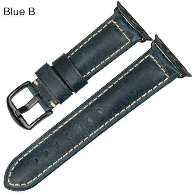 Lederarmband für Apple-Uhrenarmband 42mm 38mm / 44mm 40mm Serie 4 3 2 für Apple-Uhrenarmband iWatch-Uhrenarmband