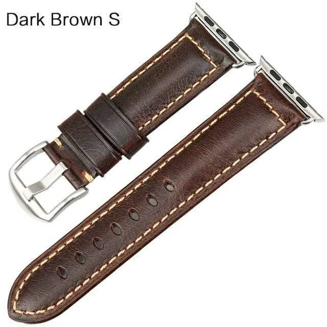Lederarmband für Apple-Uhrenarmband 42mm 38mm / 44mm 40mm Serie 4 3 2 für Apple-Uhrenarmband iWatch-Uhrenarmband