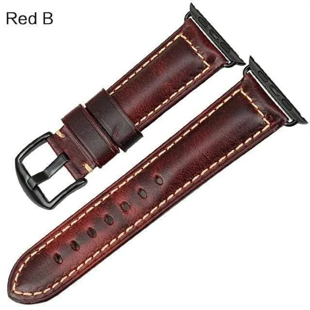 Lederarmband für Apple-Uhrenarmband 42mm 38mm / 44mm 40mm Serie 4 3 2 für Apple-Uhrenarmband iWatch-Uhrenarmband