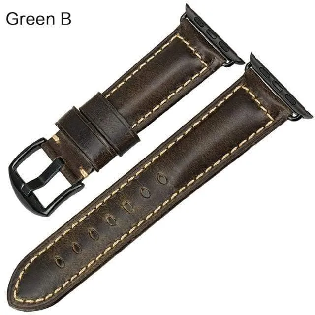 Lederarmband für Apple-Uhrenarmband 42mm 38mm / 44mm 40mm Serie 4 3 2 für Apple-Uhrenarmband iWatch-Uhrenarmband