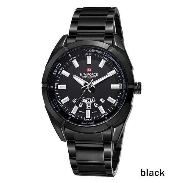 Herrenuhren Luxus Sport Quarz 30M Wasserdichte Uhren Herren Edelstahlband Auto Datum Armbanduhren Uhren