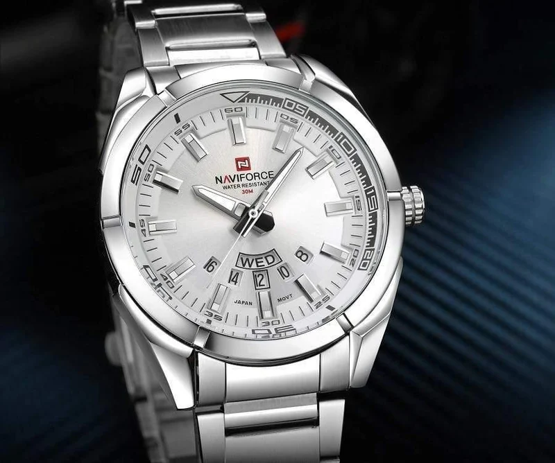 Herrenuhren Luxus Sport Quarz 30M Wasserdichte Uhren Herren Edelstahlband Auto Datum Armbanduhren Uhren