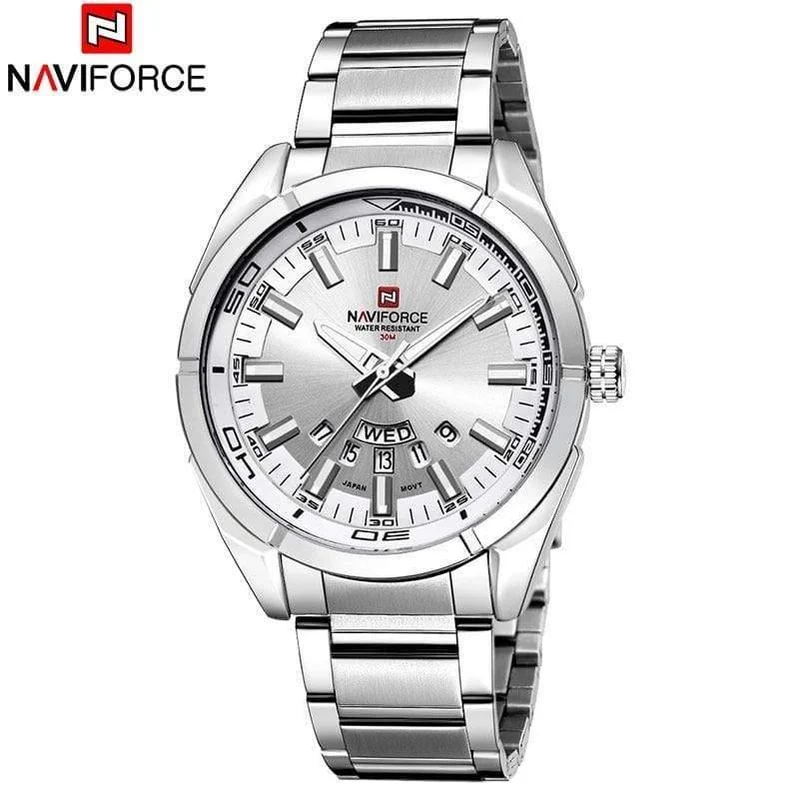 Herrenuhren Luxus Sport Quarz 30M Wasserdichte Uhren Herren Edelstahlband Auto Datum Armbanduhren Uhren
