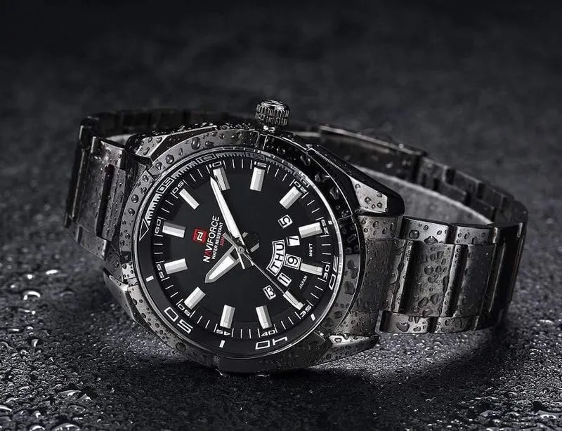 Herrenuhren Luxus Sport Quarz 30M Wasserdichte Uhren Herren Edelstahlband Auto Datum Armbanduhren Uhren