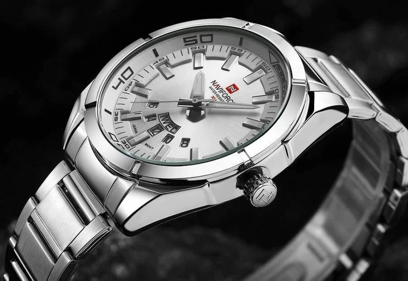 Herrenuhren Luxus Sport Quarz 30M Wasserdichte Uhren Herren Edelstahlband Auto Datum Armbanduhren Uhren