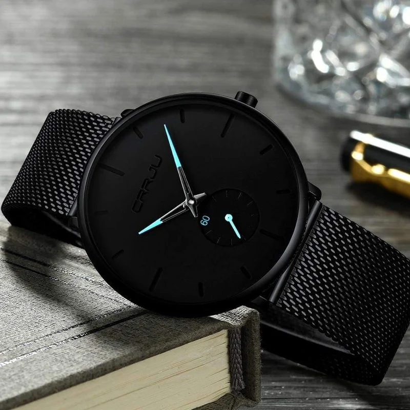 Herrenuhren Top-Marke Luxus wasserdichte Sportuhr Männer Ultra Thin Dial Quarzuhr Casual Relogio Masculino