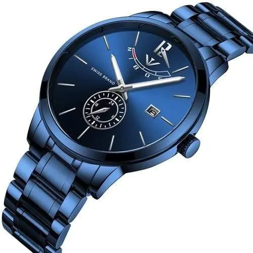 Gold Uhr Herren Uhren Top Marke Luxus Sport Quarz Uhr Business Wasserdichte Armbanduhr