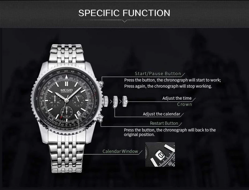 Herrenuhr Edelstahl Quarzuhren Herren Top Marke Luxusuhr Herren Relogio Masculino Erkek Kol Saati
