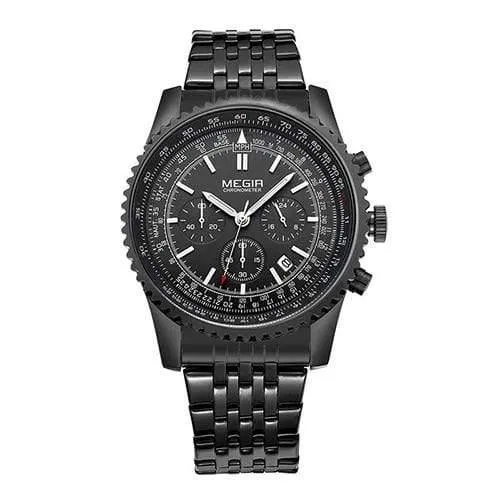 Herrenuhr Edelstahl Quarzuhren Herren Top Marke Luxusuhr Herren Relogio Masculino Erkek Kol Saati