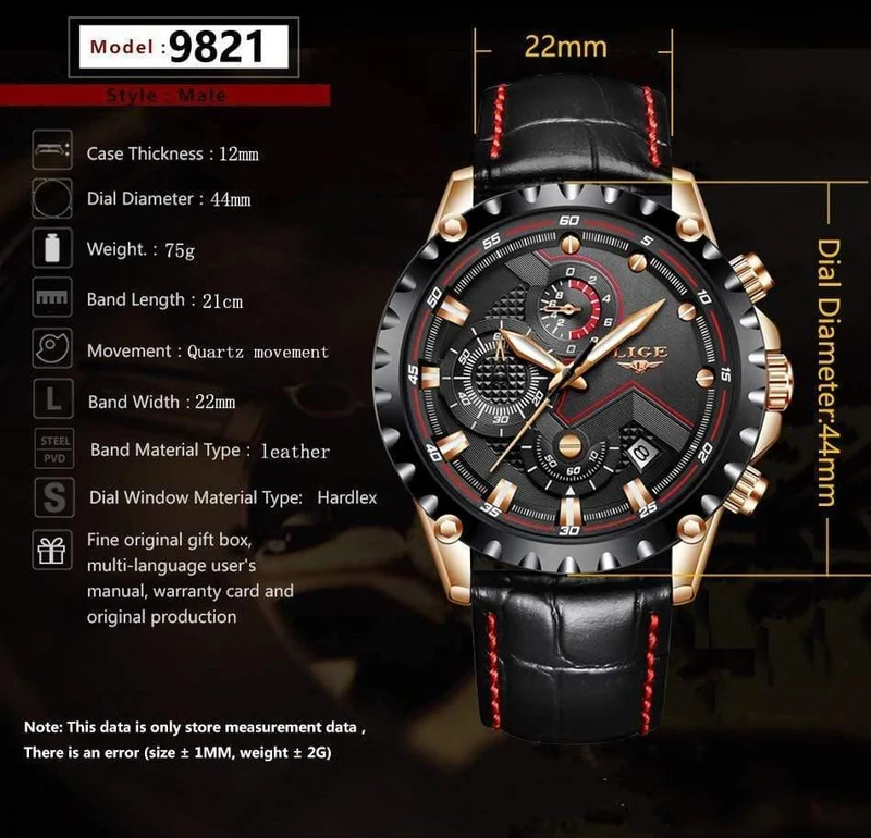 Luxus Uhr Männer Mode Casual Business Männer Uhren Militär Sport Wasserdicht Quarz Uhr Relogio Masculino