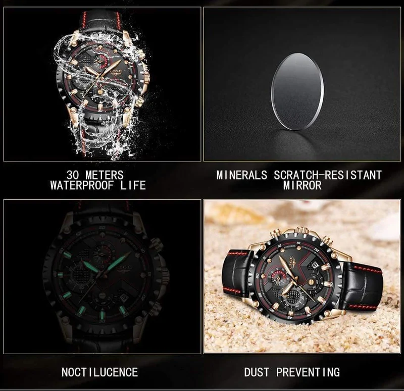 Luxus Uhr Männer Mode Casual Business Männer Uhren Militär Sport Wasserdicht Quarz Uhr Relogio Masculino