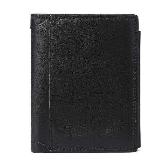 Vintage Herren-Geldbörsen, Crazy Horse-Leder-Geldbörsen für Herren, multifunktionale Herren-Geldbörse mit Münzfach, braune Herren-Geldbörse
