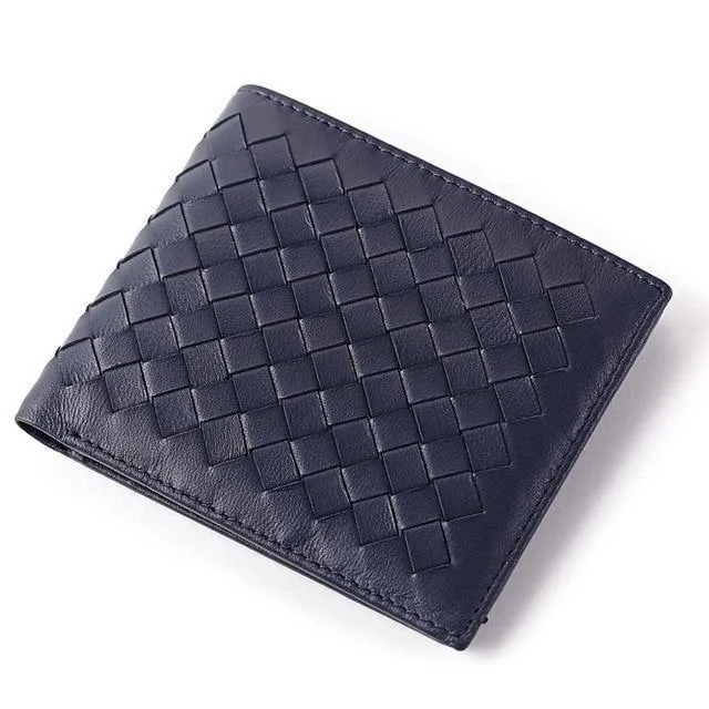 Schaffell Webart Männer Brieftaschen Mode Männlichen Kupplung Brieftasche Aus Echtem Schafsleder Geldbörsen Kartenhalter Geldbörsen Geldbörse