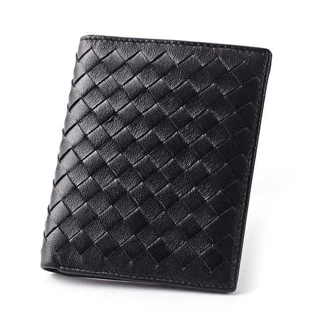 Schaffell Webart Männer Brieftaschen Mode Männlichen Kupplung Brieftasche Aus Echtem Schafsleder Geldbörsen Kartenhalter Geldbörsen Geldbörse