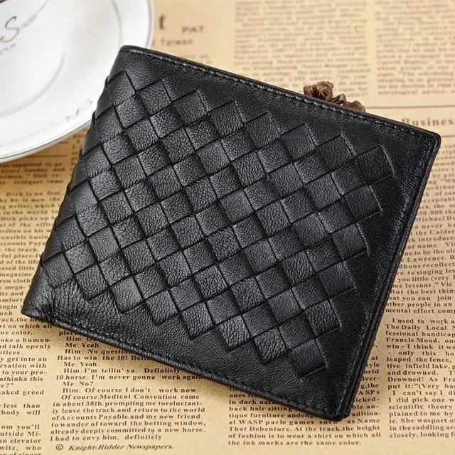 Schaffell Webart Männer Brieftaschen Mode Männlichen Kupplung Brieftasche Aus Echtem Schafsleder Geldbörsen Kartenhalter Geldbörsen Geldbörse