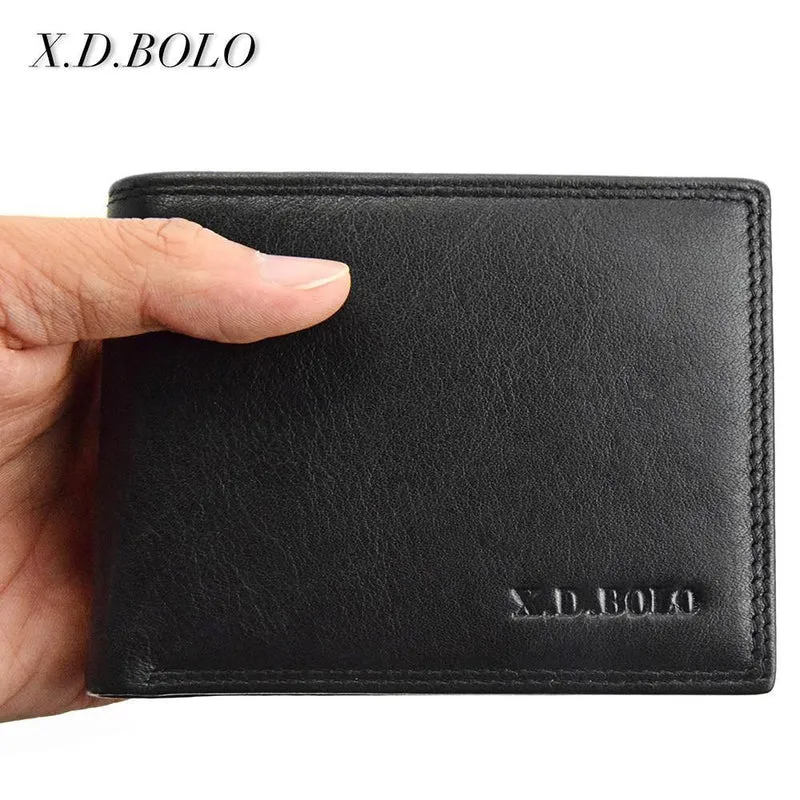 Leder Brieftasche Männer Kurze Leder Geldbörse Mode Design Kleine Brieftaschen Männer Geldbörsen für Mann Kartenhalter