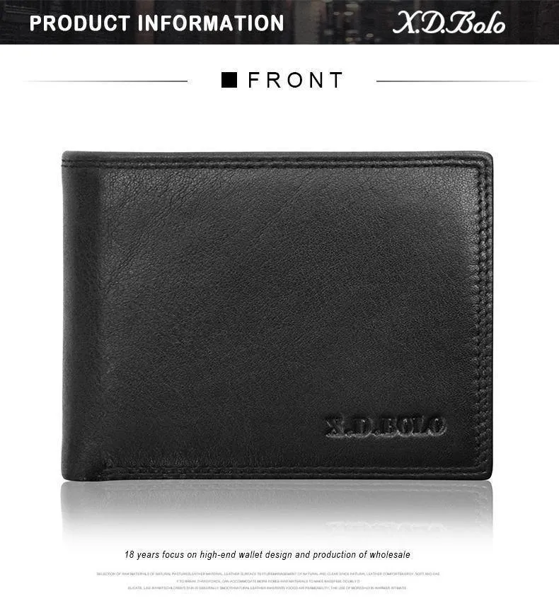 Leder Brieftasche Männer Kurze Leder Geldbörse Mode Design Kleine Brieftaschen Männer Geldbörsen für Mann Kartenhalter