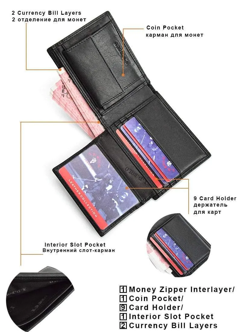 Leder Brieftasche Männer Kurze Leder Geldbörse Mode Design Kleine Brieftaschen Männer Geldbörsen für Mann Kartenhalter