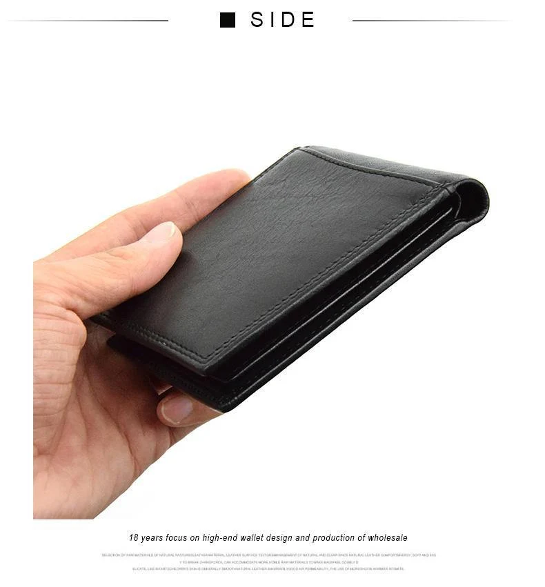 Leder Brieftasche Männer Kurze Leder Geldbörse Mode Design Kleine Brieftaschen Männer Geldbörsen für Mann Kartenhalter