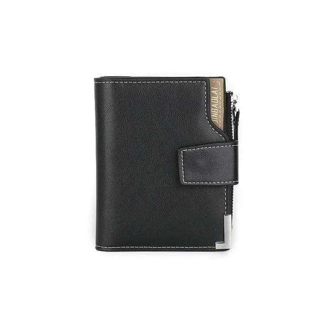 Männer Brieftasche Leder Zipper Bifold ID Kredit männer Karte Halter männlichen Geldbörse Dropshipping neue heißer VERKAUF carteira feminina