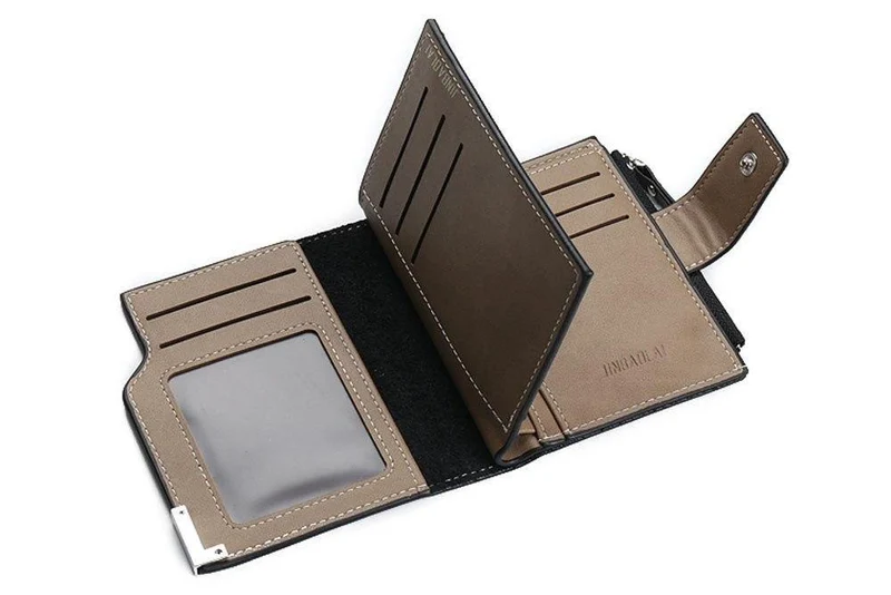 Männer Brieftasche Leder Zipper Bifold ID Kredit männer Karte Halter männlichen Geldbörse Dropshipping neue heißer VERKAUF carteira feminina