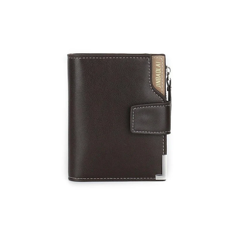 Männer Brieftasche Leder Zipper Bifold ID Kredit männer Karte Halter männlichen Geldbörse Dropshipping neue heißer VERKAUF carteira feminina