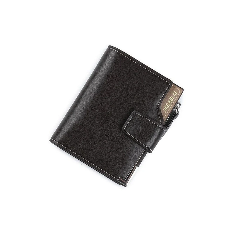 Männer Brieftasche Leder Zipper Bifold ID Kredit männer Karte Halter männlichen Geldbörse Dropshipping neue heißer VERKAUF carteira feminina