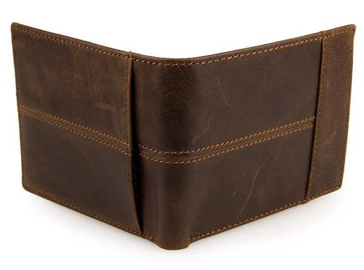 100% hochwertige Kuh echtes Leder Männer Brieftaschen Mode Spleiß Geldbörse Dollar Preis carteira masculina Originalmarke