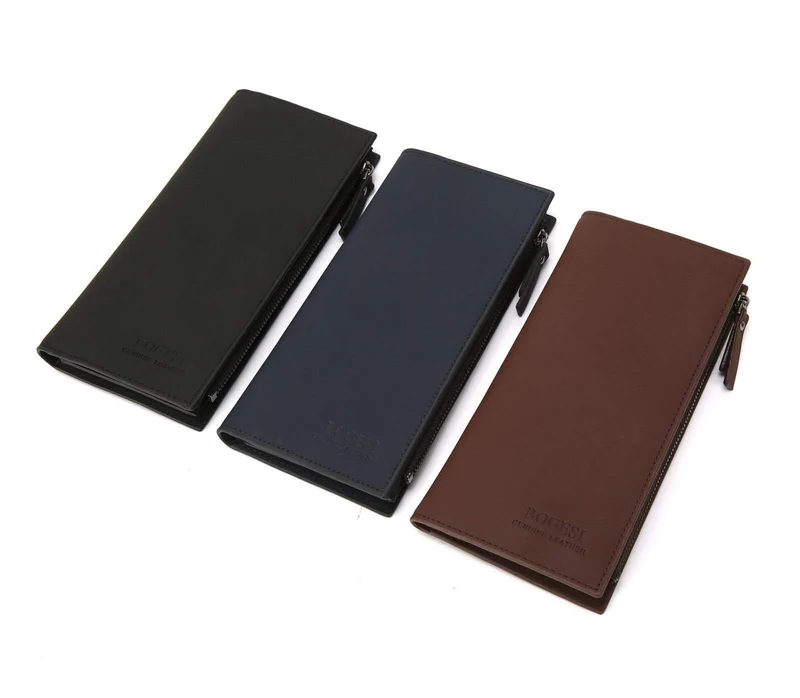 Männer Brieftaschen Casual Brieftasche Männer Geldbörse Clutch Bag Marke Leder Brieftasche lange Design Kartenhalter für Männer carteira