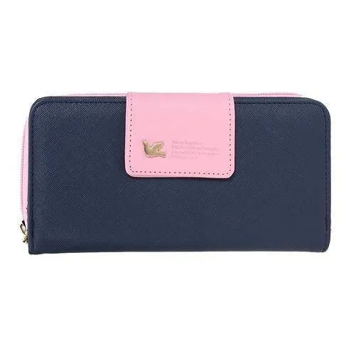 Frauen Geldbörsen Marke PU Leder Lange Leder Frauen Handtasche Haspe Zipper Brieftasche Karte Halter Kupplung Geld Tasche Carteira