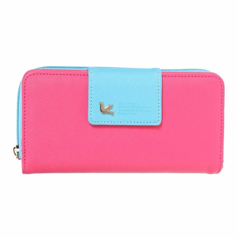 Frauen Geldbörsen Marke PU Leder Lange Leder Frauen Handtasche Haspe Zipper Brieftasche Karte Halter Kupplung Geld Tasche Carteira