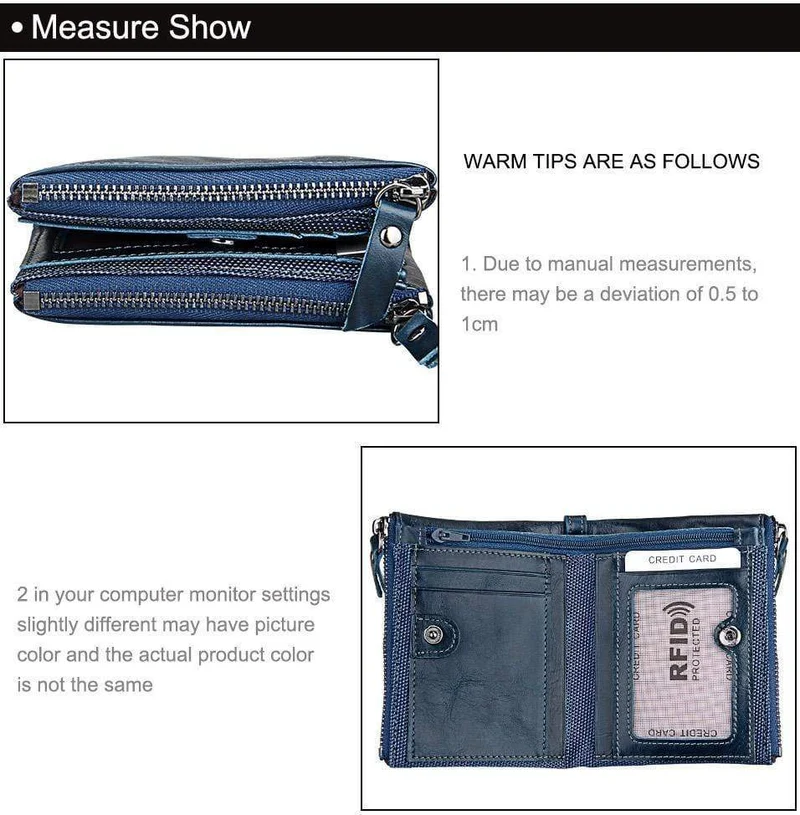 Echtes Leder Frauen Brieftasche Geldbörsen Geldbörse Weiblichen Kleine Portomonee Bifold Rfid Brieftasche Dame Geldbörse Für Mädchen Geld Tasche