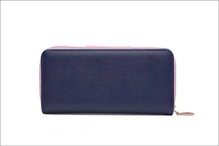 Mode Damen Geldbörsen Marke Brieftasche Frauen Lange Zipper Geldbörse Frauen Brieftaschen Pu Leder Karte Halter Bunte Kupplung Weibliche