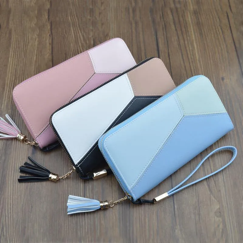 PU Damen Geldbörse, bestes Design, hochwertige modische Geldbörse, Damen, Mädchen, Handytasche, Geldbörse, Kartenhalter, lange Clutch, Münzbörse
