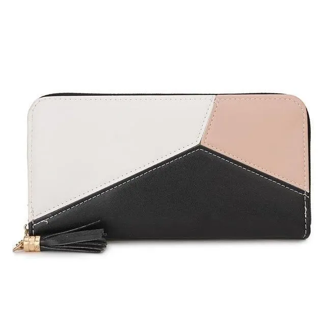 PU Damen Geldbörse, bestes Design, hochwertige modische Geldbörse, Damen, Mädchen, Handytasche, Geldbörse, Kartenhalter, lange Clutch, Münzbörse