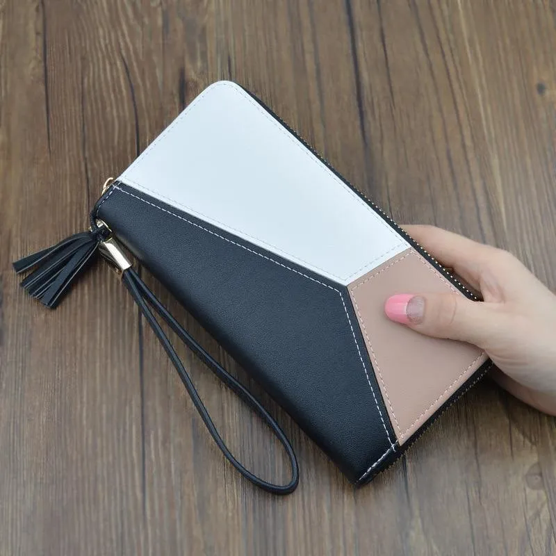 PU Damen Geldbörse, bestes Design, hochwertige modische Geldbörse, Damen, Mädchen, Handytasche, Geldbörse, Kartenhalter, lange Clutch, Münzbörse