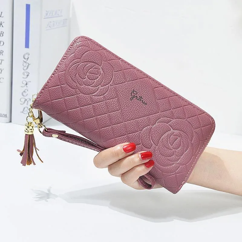 Frauen Brieftasche Weiblichen Geldbörse Mode Beste Brieftasche Fall Telefon Tasche Portefeuille Femme Carteira Feminina Handtasche