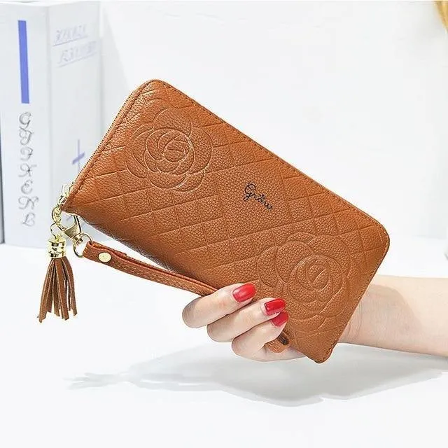 Frauen Brieftasche Weiblichen Geldbörse Mode Beste Brieftasche Fall Telefon Tasche Portefeuille Femme Carteira Feminina Handtasche
